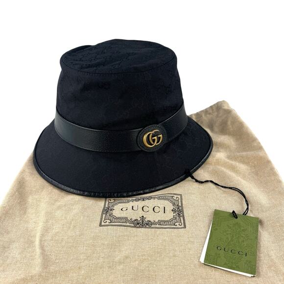 Gucci Monogram Black Bucket Hat main image 9